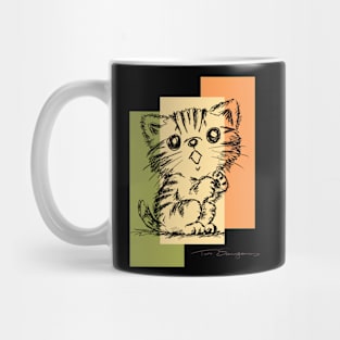 Simple Sketch of an American Shorthair Mug